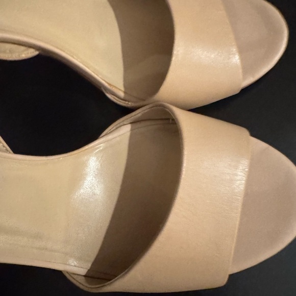 NWOT Size 11 Beige and Black 3” Leather Heels by Halston - Picture 13 of 16